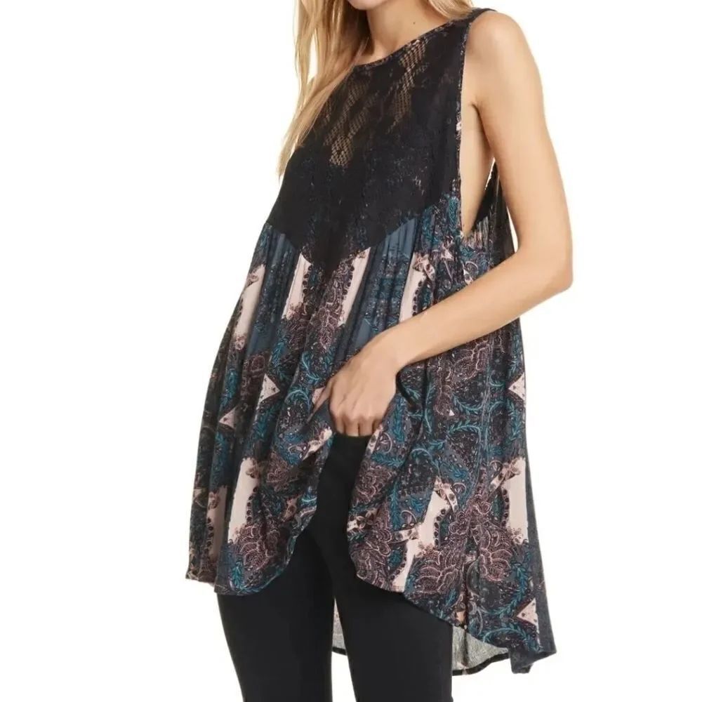 Free people count me in trapeze top
